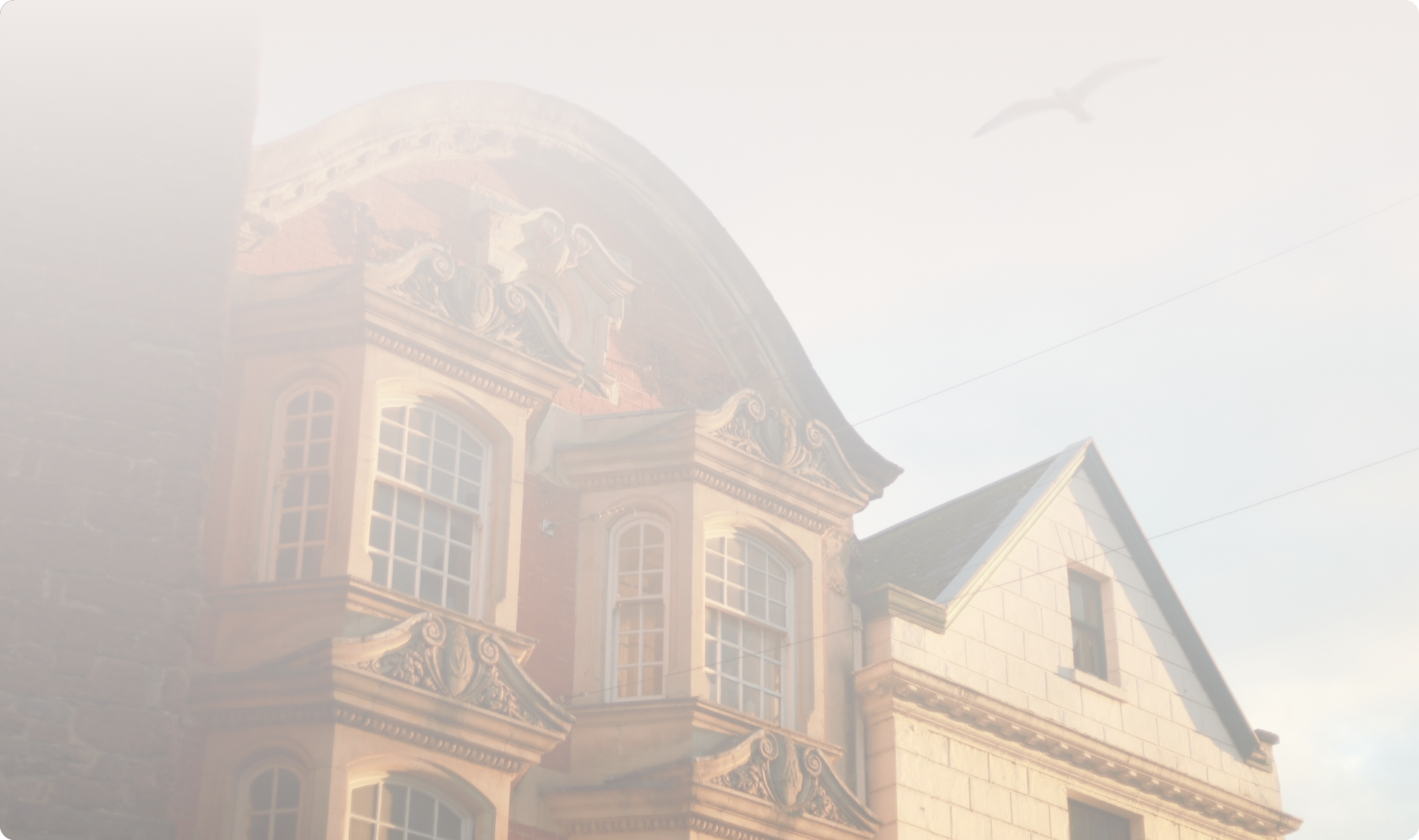 Coastal harbour background