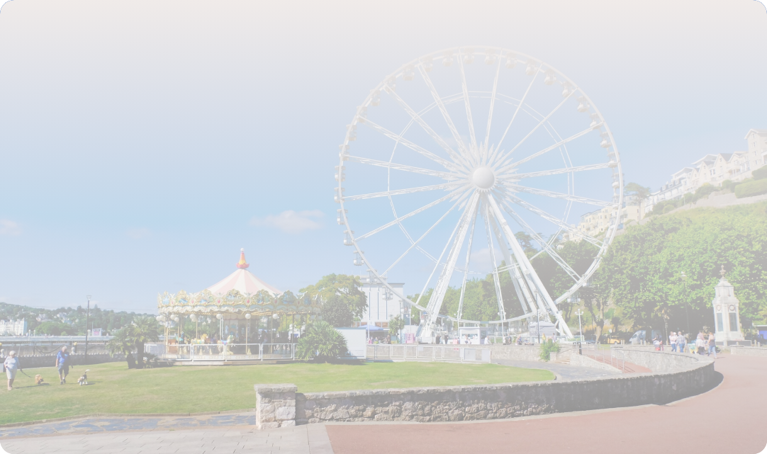 Coastal harbour background